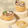 Durable 304 Nonrust Steel Lunch Box 1200ml Oversized Capacity Heat Resistant Noodles Pot With Air Vent Perfect For Campus Dining Office Meals