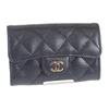 CHANEL  AP0214_Y01864_C3906 Card Case black Women