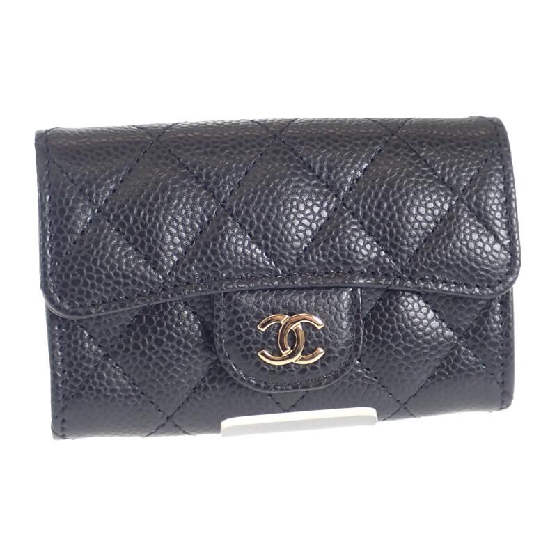 CHANEL  AP0214_Y01864_C3906 Card Case black Women