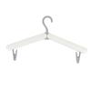 Collapsible Travel Hangers Lightweight Foldable Space-Saver Closet Clothes Hangers with Hidden Clips for Jackets Pants