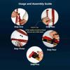 2pcs 4in1 Design Fishing Rod Line Winder Quick Wrap Portable Fishing Winder  Angling Activity