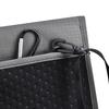 Gray Multi Function Travel Passport Cover Neck Bag Protector Wallet ID Nylon Holder Pouch