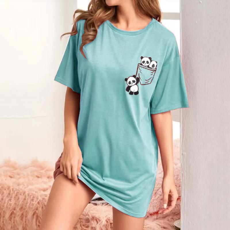 2023 European & American Summer Fashion Women s Home Dress Extra Large