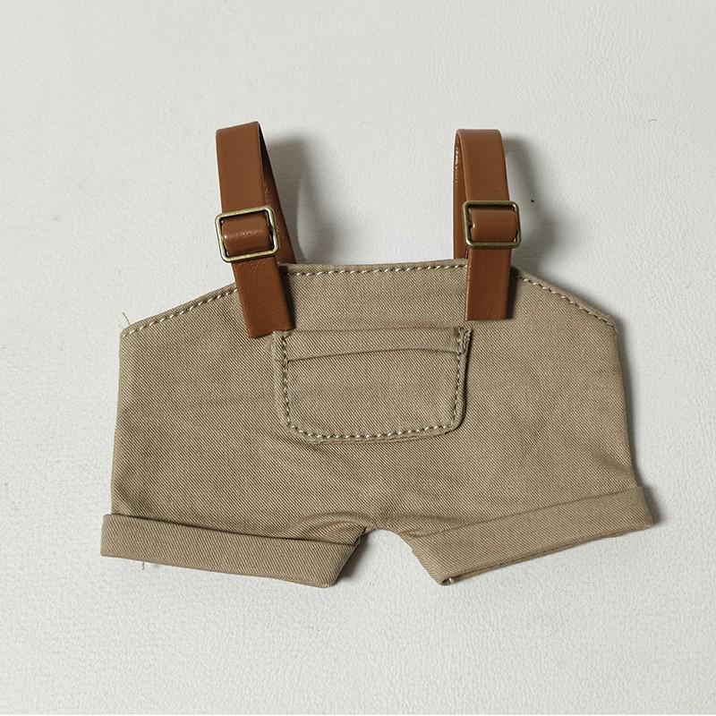 Labubu Doll Outfit: Fisherman Hat & Overalls Set for First & Second Gen Dolls