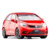 1/32 HONDA Fit GK5 Alloy Car Model Diecast Metal Toy Vehicles Car Model High Simulation Sound and Light Collection Children Gift
