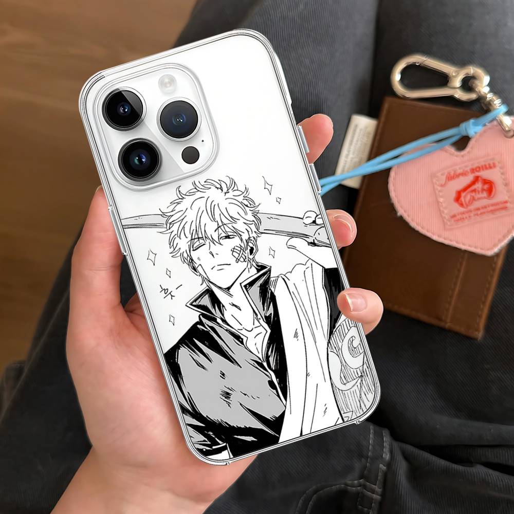 Phone Case For Samsung S26 S25 S24 S23 S22 S21 S20 FE Note20 Note10 Plus Ultra Lite Edge Amine G-Gintama 5G Clear Soft TPU Cover