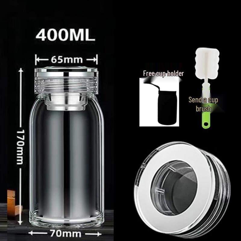 Shangqi 400ml Single-Layer Glass Tea Cup