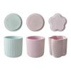 Silicone Candle Cup Molds 3pcs/set Resin Jar Storage Box Mould Exploy Casting Molds Ornament for  Hand-Making Crafts