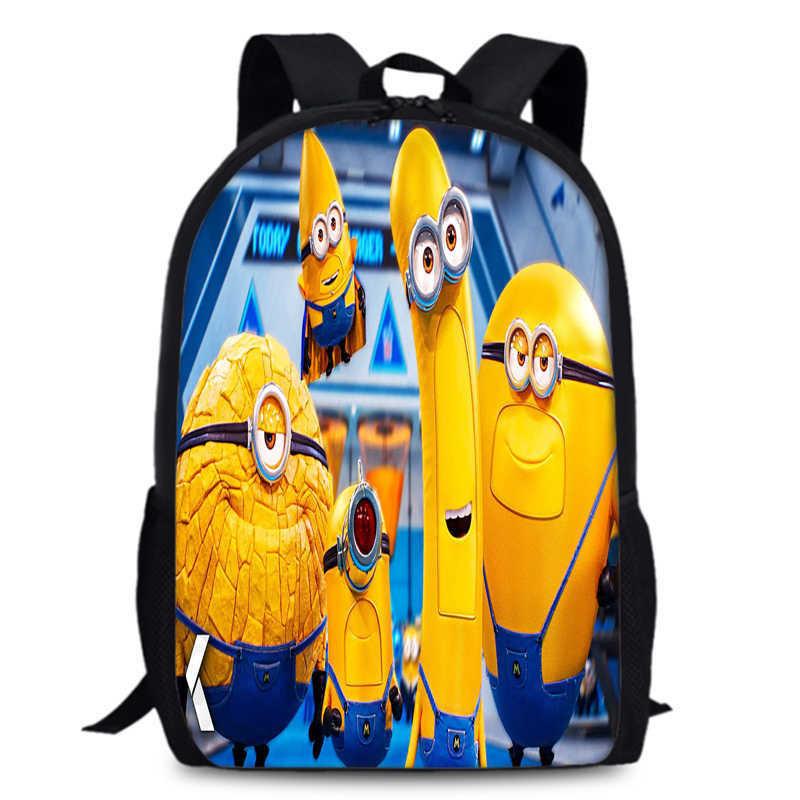 Przestronny 15-calowy plecak Despicable Me 4 do szkoły Tkanina Oxford Oddychający