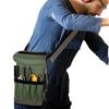 Oxford Cloth Tool Storage Bag – Portable Roll-Up Canvas Tool Bag, Handheld Electrician's Accessory Bag, Hardware & DIY Tool Storage
