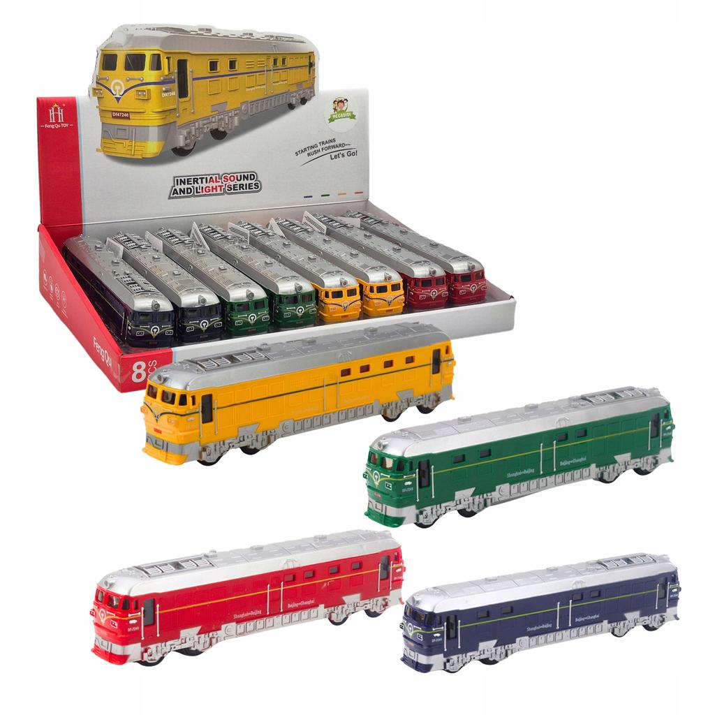 Classic Locomotive Sounds Lights Effects Train Model 23 Cm