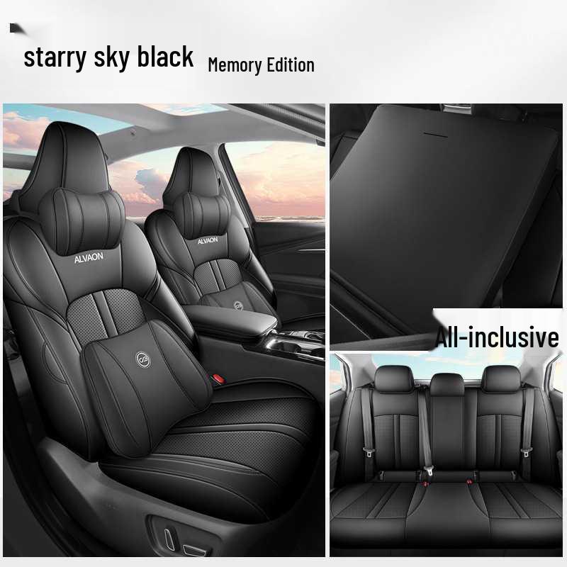 Toyota Avalon Car Seat Cushion - All-Season, Full Coverage, Breathable Leather, Hybrid Compatible
