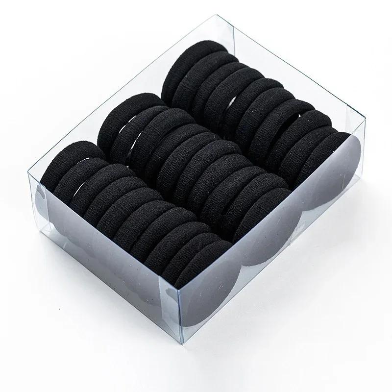 30Pcs/Set Simple and Seamless Headband Tied with Hair Bands Korean Small As Fresh Personalized Rubber Band Hairs Band Headwear