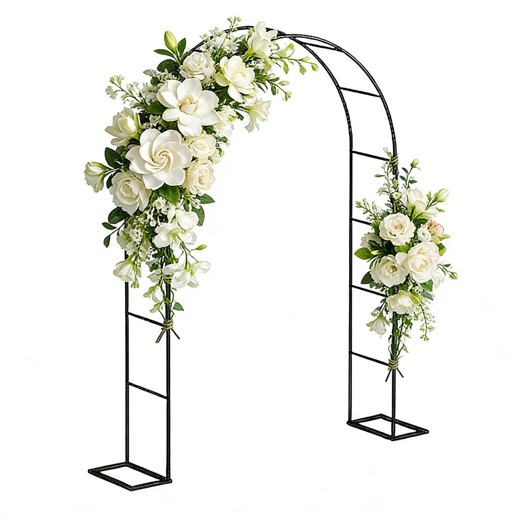 172x240cm Garden Arch Garden Wedding Background Arch Bracket Ron Arched Flower Frame Sturdy Shed Frame For Climbing Plants