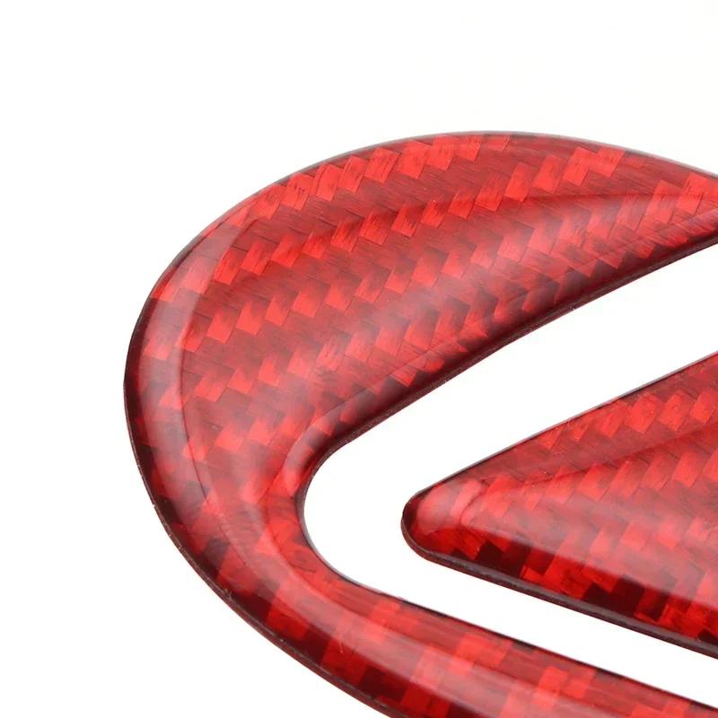 Carbon Fibre Car Steering Wheel Badge Sticker for Lexus RX350 GX460 GS350 IS250 IS350 ES350 ES250 ES RX IS GS Car Accessories