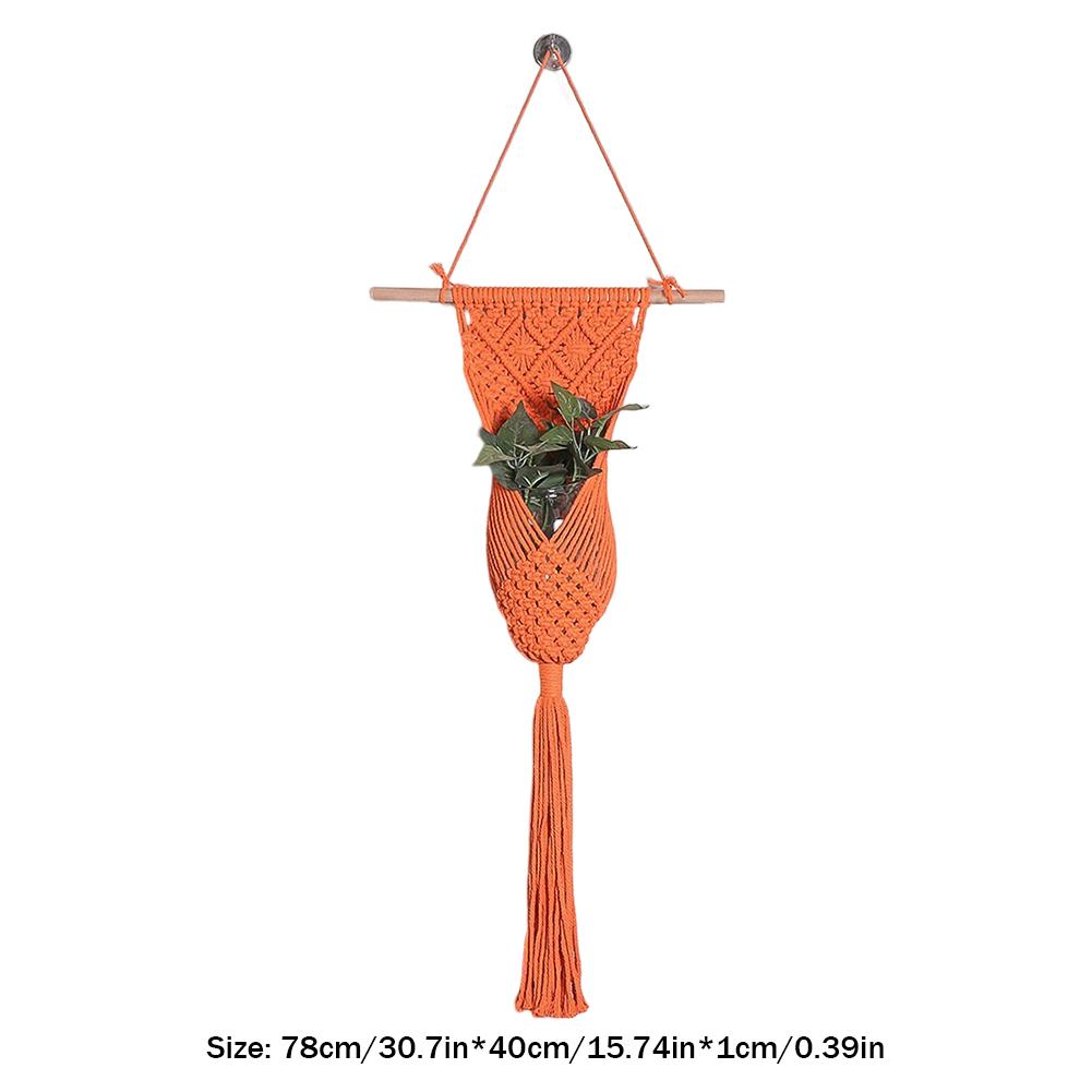 Macrame Woven Tapestry Bohemian Wall Hanging Tassel Fringe Tapestry Handmade Hanging Tassels Blanket for Bedroom Baby Nursery