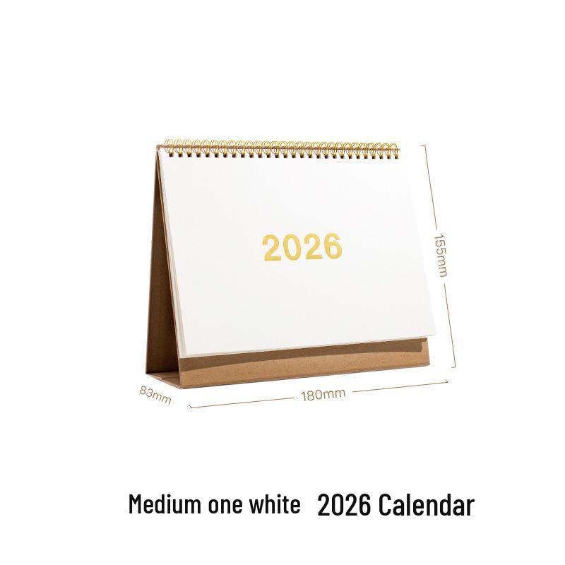 Twilight 2026 Mini Desk Calendar: Simple Office Check-In & Memo Planner
