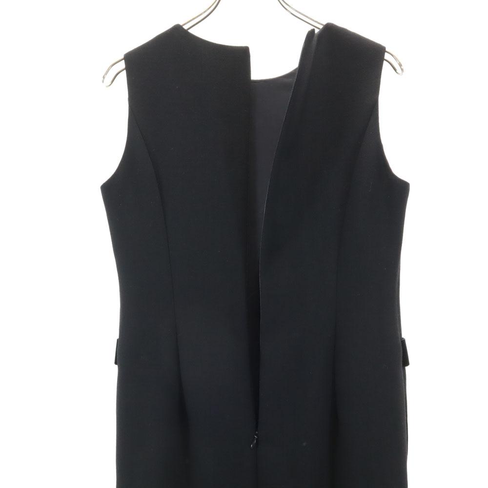 FOXEY Made In Japan No Sleeve One Piece 38 Black Women Used