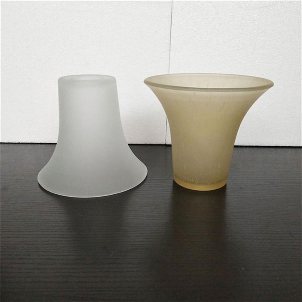 Tea Stain Color Glass Shade Replacement for Ceiling Fan Farmhouse Frost Glass Covers for E27 E26 Light Fixtures Vanity Lighting