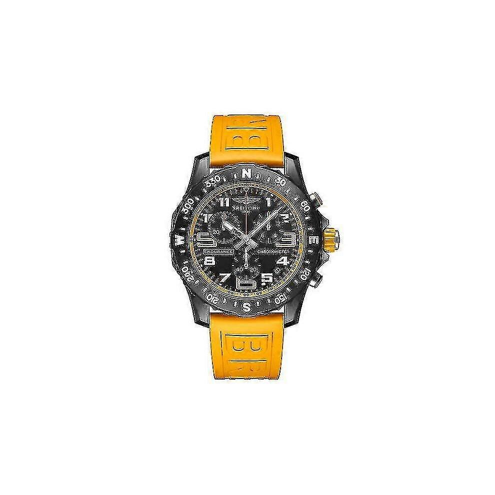 Chronograph Herren-Uhr aus Edelstahl – Luxus-Quarz, Multifunktion, Sportuhr, Rundes Gehäuse, 3 Bar Wasserresistenz
