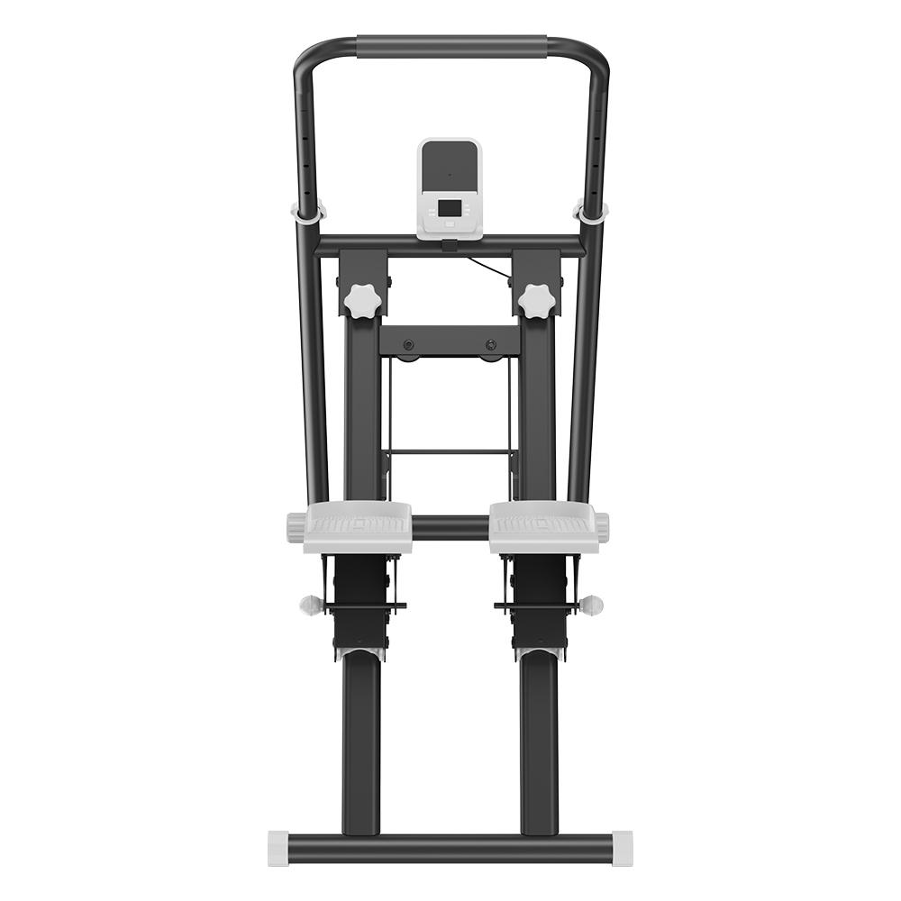 Formill QK7906 Stair Stepper, 3-Level Adjustable Handlebar & Pedals, Foldable Vertical Climber with LED Display