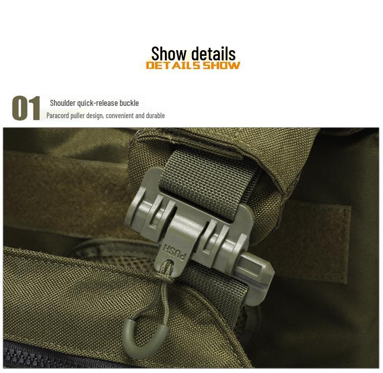 1000D Laser Cut MOLLE Quick Release Tactical Vest for Military and Wargames