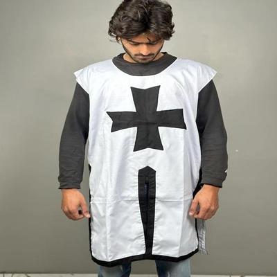 Templářský plášť Svatý kříž Templářský křižácký plášť Středověká rytířská zbroj Plášť LARP Cosplay Roleplay Kostým