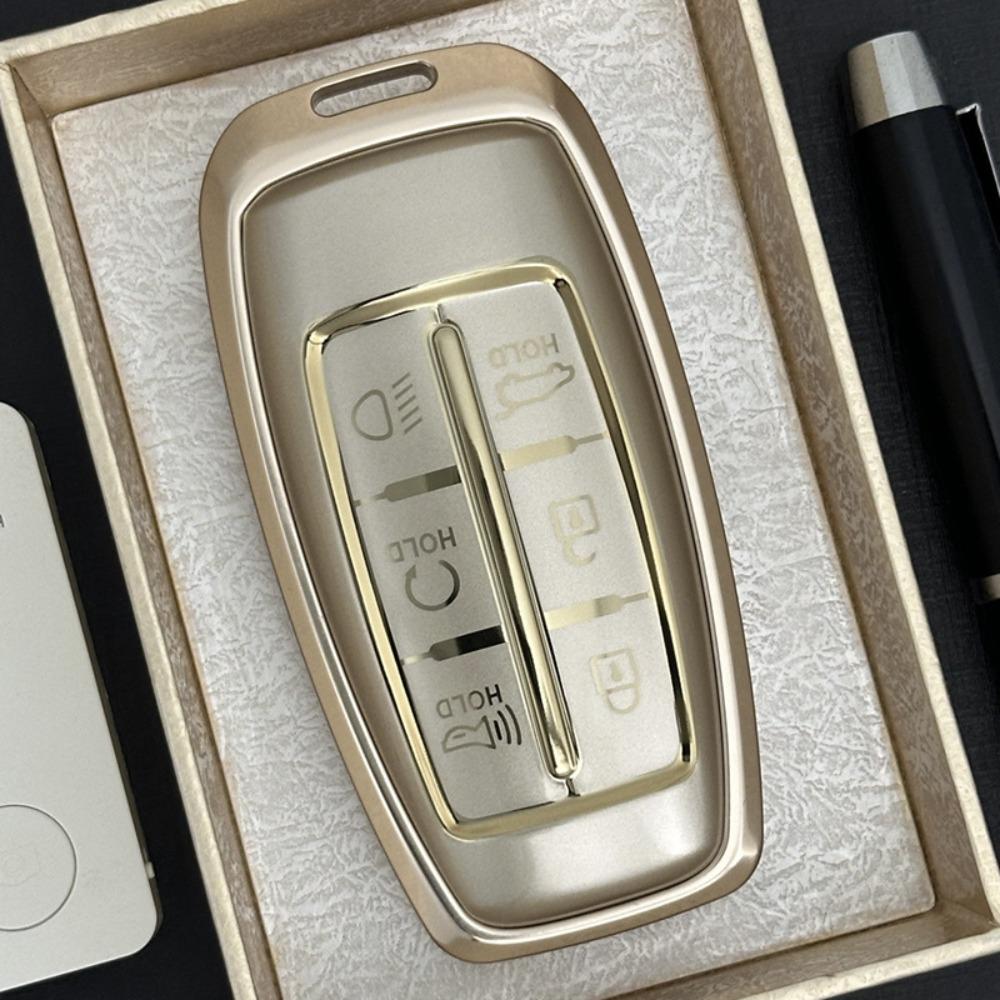 Hliníková kovová krytka pouzdra na klíče od auta pro luxusní vozidla Hyundai Genesis GV70 GV80 GV90