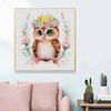 New Arrival 5D DIY Full Circle Diamond Painting "Painted Owl" Embroidery Cross Stitch Home Decor Gift