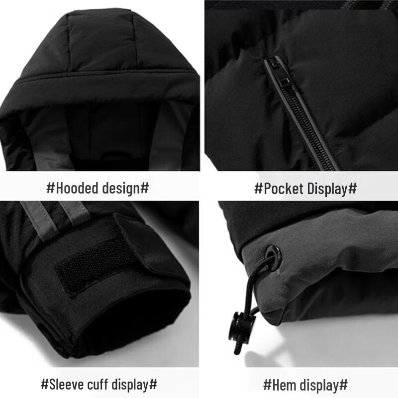 Men's Winter Hooded Padded Jacket