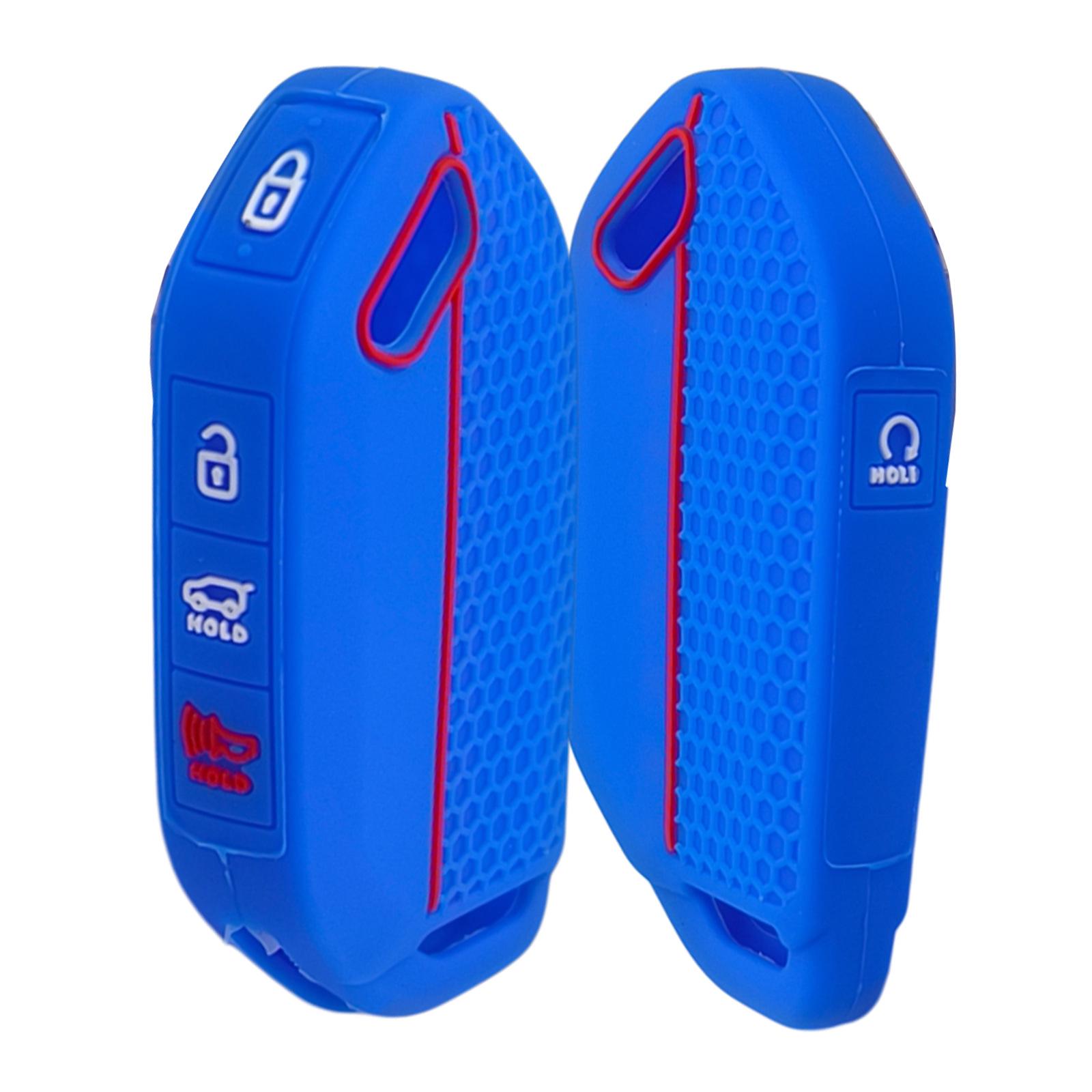 Чехол для ключа Kia EV5: Мягкий силиконовый защитный чехол для пульта Yueda Kia 530air. Standard