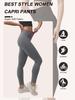 Eng anliegende High-Waist Sporthose Po-Hebend Normale Taille Yoga Leggings Radfahren Laufen