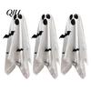 Holiday Yard Hanging Ornaments Scary Ghost Decor, Spooky Bat Print Decor for Porch Festive And Eave Tree, Glow-in-the-Dark Outdoor Halloween