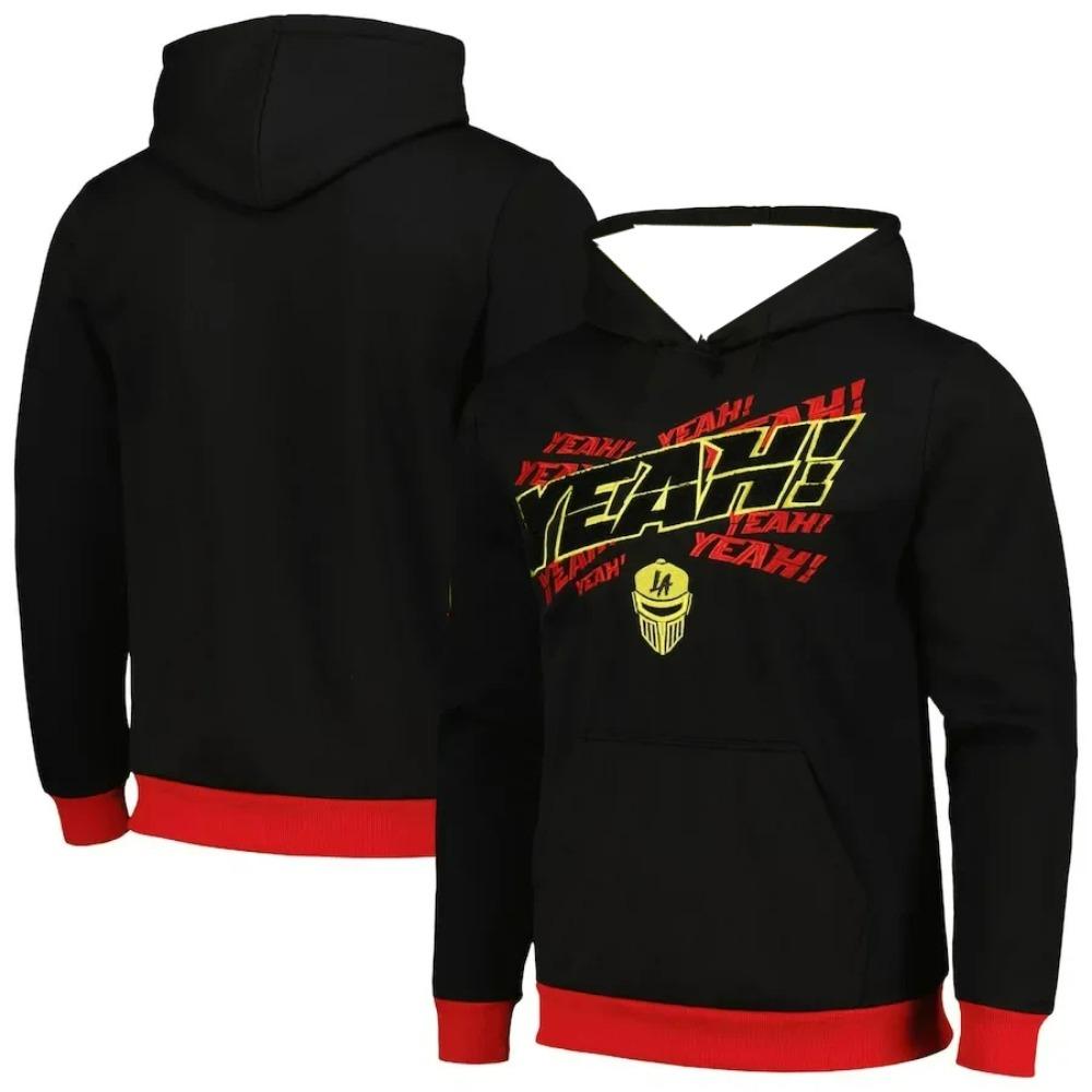 Modische Hoodies für Herren und Damen mit Wrestling Anime Charakter Print Pullover Lässiges Sweatshirt Oberteil Outdoor Langarm Kleidung