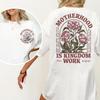 Motherhood Is Kingdom Work T Shirt Unisex Summer Christian Mom TShirt Religious Mothers Day Gift Bible T Shirt Unisex Clothing