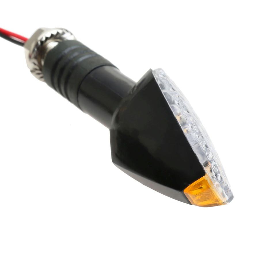 4pcs Universal Motorcycle Led Turn Singal Lights Lamp Motorbike Turn Light Indicators Flashers Blinker Amber Light Bulb