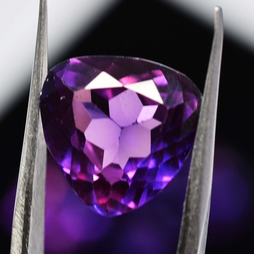 8-10 Ct Color Change Alexandrite Trillion Certified Beautiful Loose Gemstone