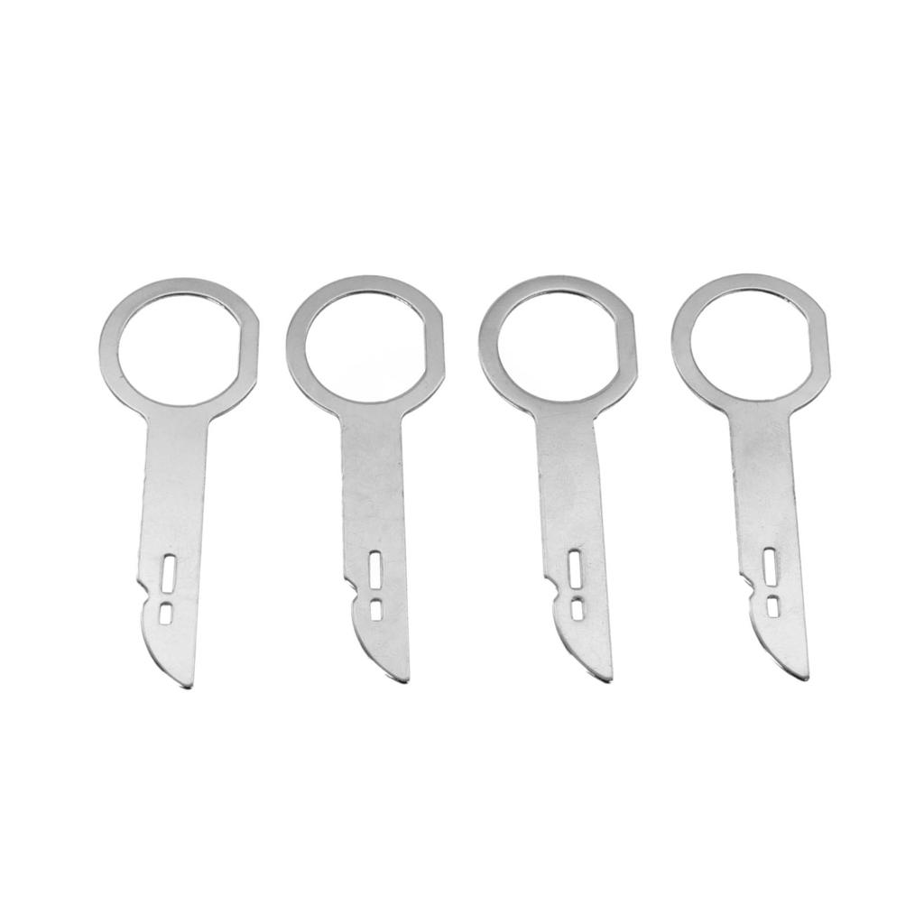 5 5 5 5 5 5 5 5 5 5 Metal Car Radio Removal Tool Release Keys Extraction Kit For Ford For Mercedes Car Radio Removal Tool