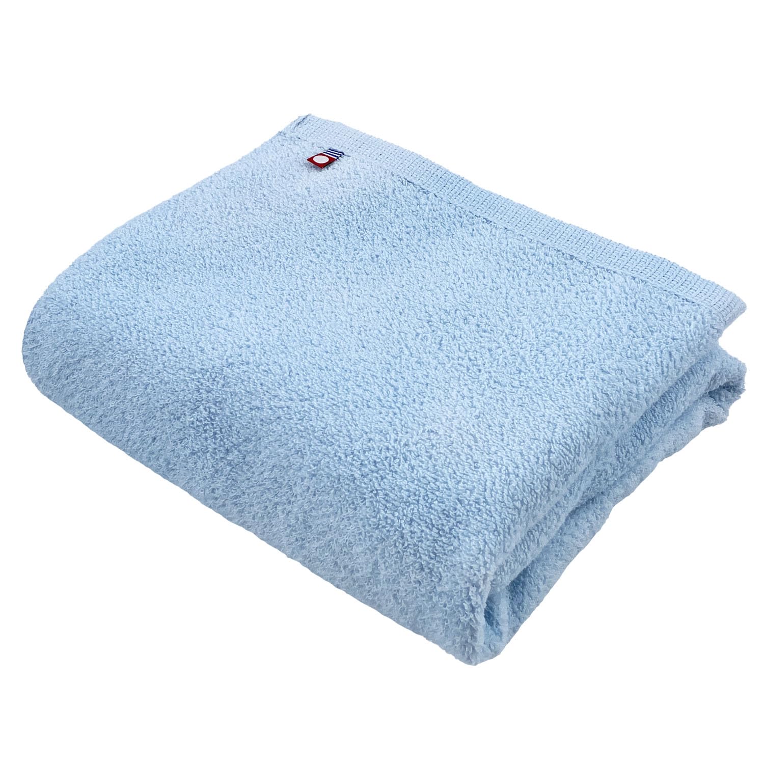 

Imabari Bath Towel, 70 x 120 cm, 100% Cotton, Plain Blue, 1 piece, N Color, Made in Japan, Thin, Lightweight, Quick-Drying, Loose Twist Yarn