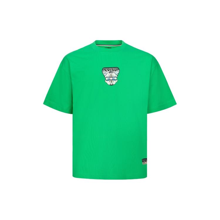 Evisu Camisetas para Hombre Cuello Redondo Ajuste Recto Moderado 2ESHTM4TS1071LFCT
