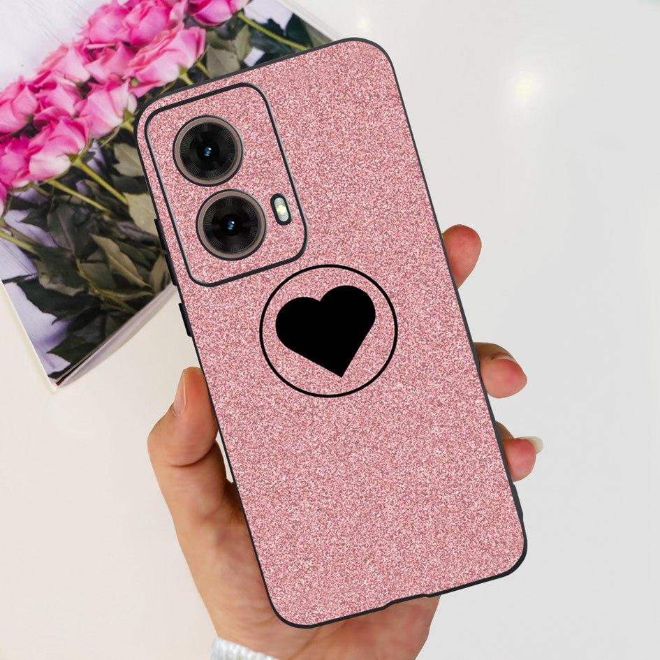 For Motorola Moto G85 Case MotoG85 5G 2024 Fashion Flower Soft Silicone Phone Cover For Motorola G85 MOTO G 85 Protective Fundas