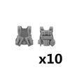 MOC US Soldiers Figure Vest Building Blocks Military Tactical Armor Army Bricks Weapons Accessories Toy Children J023
