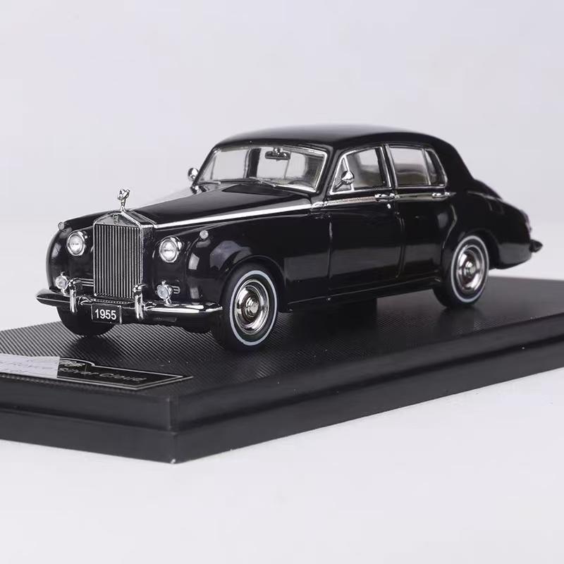 

GFCC 1:64 Minicar 1955 Rolls Royce Silver Cloud Alloy Model Vintage Car Diecast Replica Collector s Car Decor