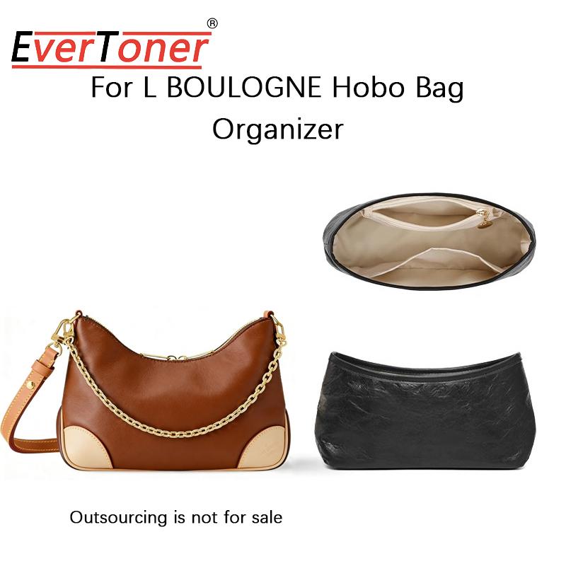

EverToner Multi-Pocket Organizer For L Brand BOULOGNE Hobo Bag Storage The Liner Bag Dupont paper Purse Insert Handbag Liner Bag чёрный