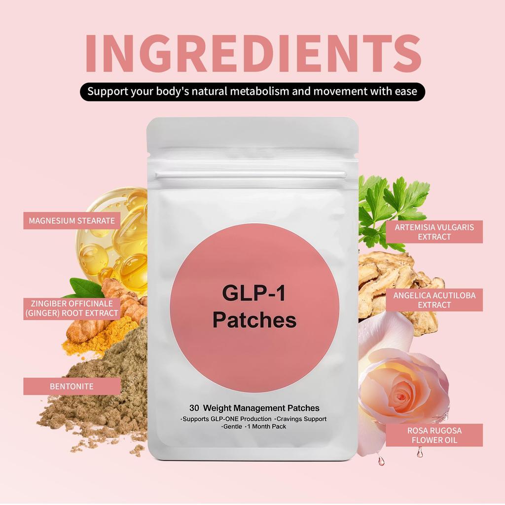 TK GLP-1 & L-Glutamine Fat Reduction Patches