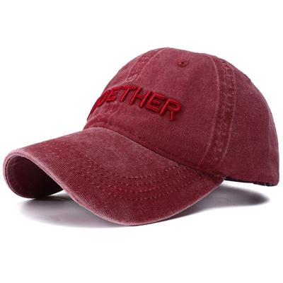 Washed Cotton Men Baseball Cap Fitted Caps Snapback Hats For Women Gorras Casual Casquette Embroidery Letter Retro Hat