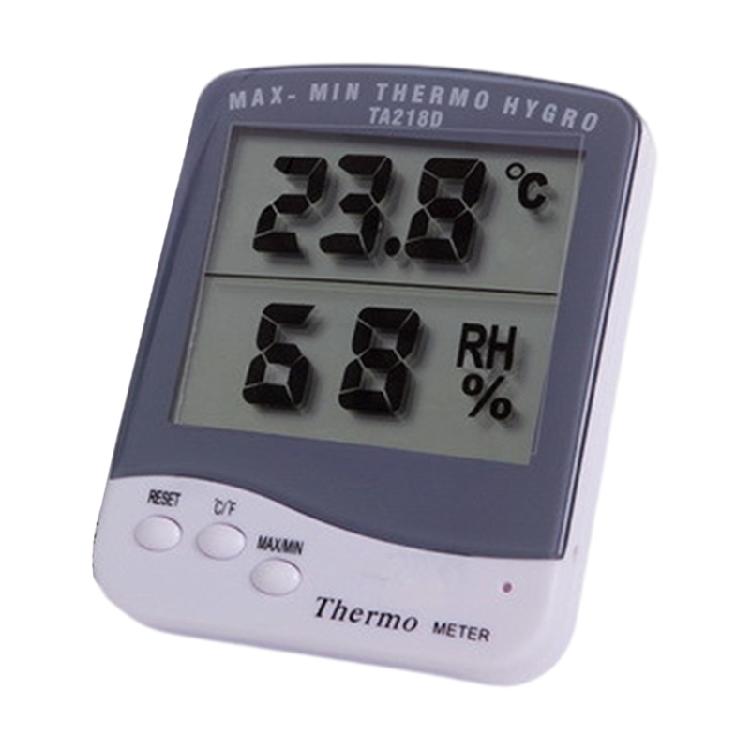 Clear Readout Temperature Humidity Gauge With Wall Stand Design Maximums/Minimum For Multi Scenario Climate Analysis 1