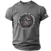 Estados Unidos 250º Aniversário 1776 2026 Camiseta de Manga Curta com Gola Redonda e Estampa de Bandeira para Homens