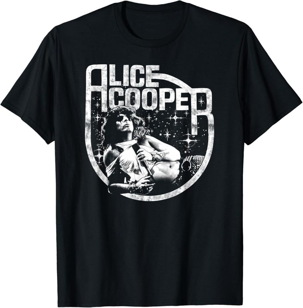 

Alice Cooper – Classic Alice Photo On Cranberry T-Shirt 4XL