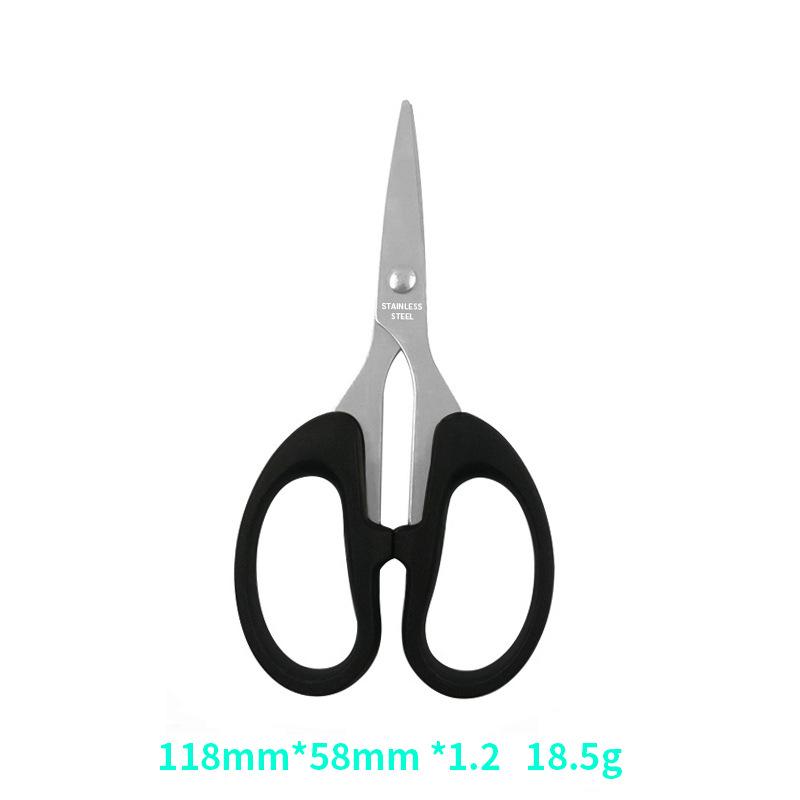 Compact Stainless Steel Scissors for Office, Paper, Bangs, Thread, and Craft Cutting